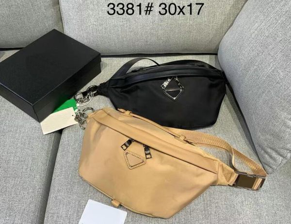 

designer re-edition 2005 nylon bumbag waist bags men black bum bag fanny pack women cross body luxury woman crossbody shoulder bag chest pac