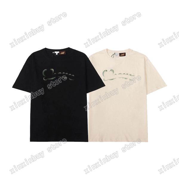 

xinxinbuy men designer tee t shirt cactus letters embroidery tropical plant short sleeve cotton women green white black grey xs-l, Black;brown