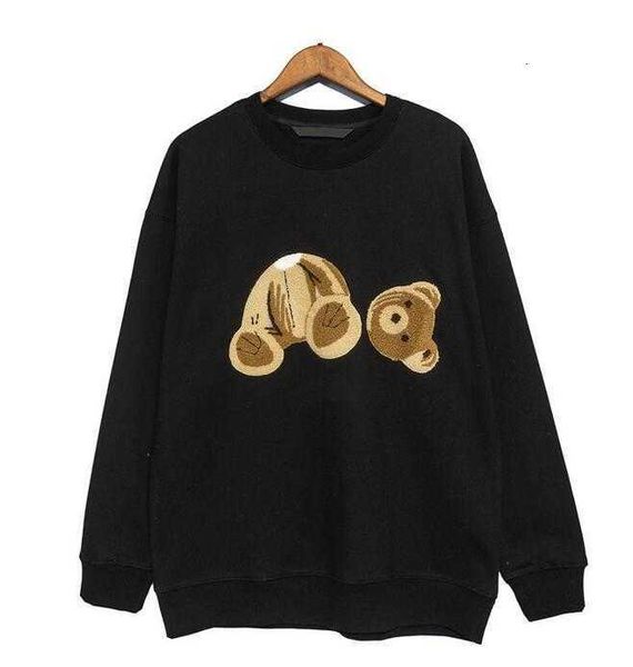

men's hoodies sweatshirts 2022 designer autumn winter angels angel hip hop mens lettered broken bear palm letter print men women teddy, Black