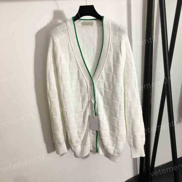 

fashion womens sweaters plaid v-neck long sleeve wool blend knit sweater luxury designer women sweater 0912, White;black