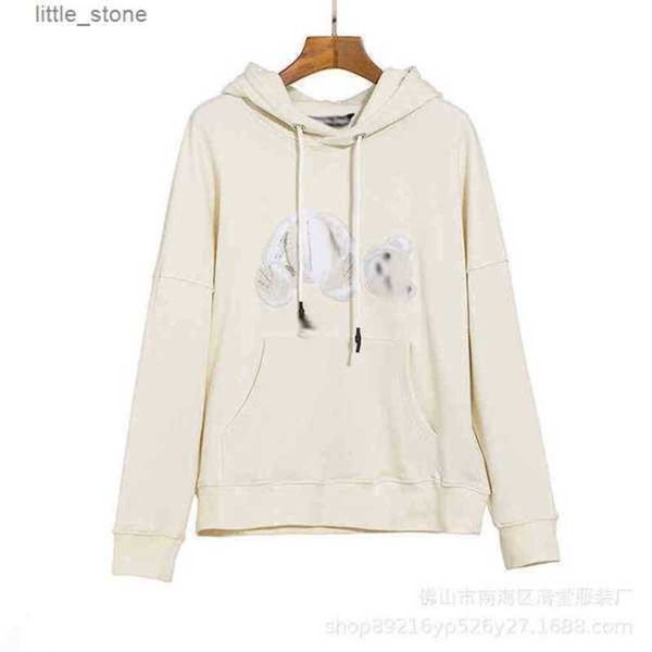 

men's hoodies sweatshirts european and american designer palmangel tide brand decapitated men bear women loosevfuv, Black