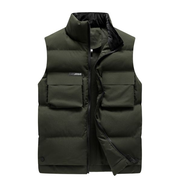 

mens vests autumn and winter jacket sleeveless warm large size m8xl windproof couple men chaleco 221130, Black;white