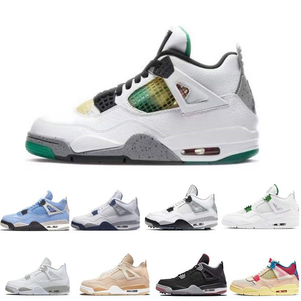 

basketball shoes for men women 4s military black cat sail university blue thunder infrared jumpman 4 cactus jack bred cool grey sports train