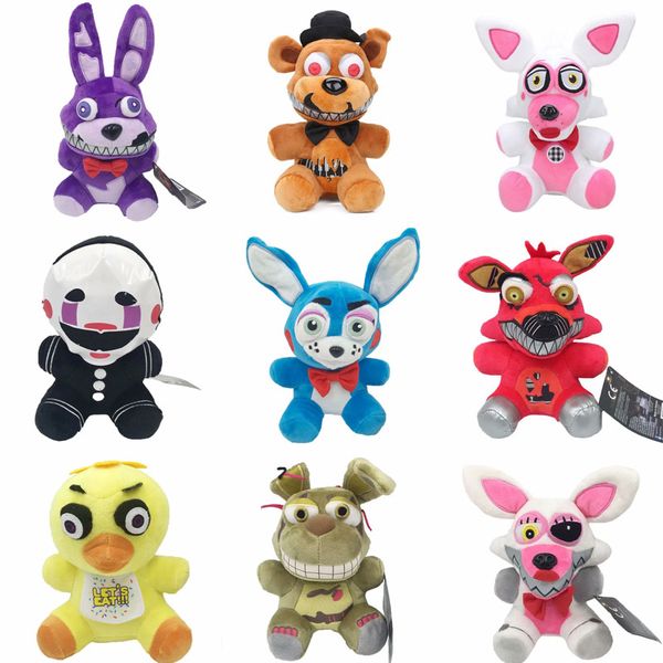 

18cm cute five nights at freddy's fnaf plush dolls stuffed animals toys