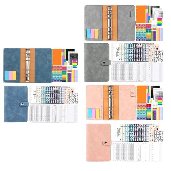 Advertising display equipment Budget Planner PU Binder A6 With 12 Budgeting Money Envelopes Sheets Labels And 1 Ruler 221130