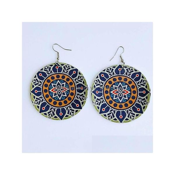

dangle chandelier vintage handmade earrings natural colorf wooden drop for women fashion accessorices birthdays gift 9 styles deli dhihs, Silver
