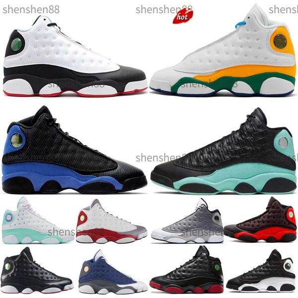 

2023 basketball shoes 13 basketball sneakers shoes jumpman 13s mens bred gymgrey womens sneakers, Black