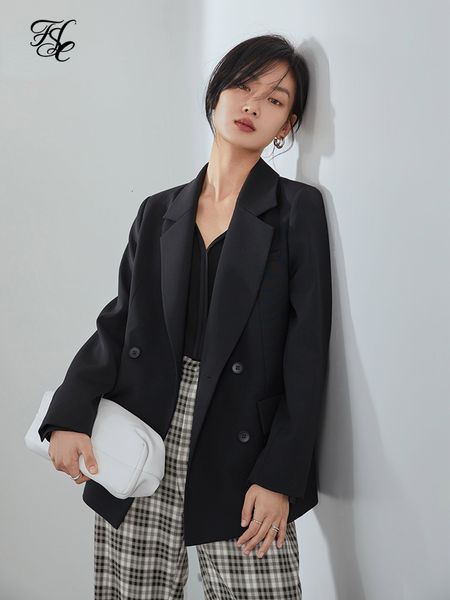 

women's suits blazers fsle office ladies casual white women spring black oversized jacket female elegant business short green coat 2211, White;black