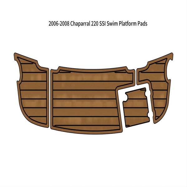 

2006-2008 chaparral 220 ssi swim platform boat eva foam teak deck floor pad mat