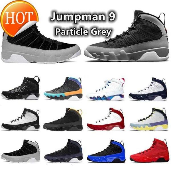 

basketball shoes particle grey chile gym red motorboat black white racer p university gold blue jumpman 9 og 9s men jbc space mens