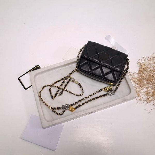 

french women metal badge classic flap shoulder bag diamond lattice leather quilted fashion crossbody handbag retro clutch key pouch multi po