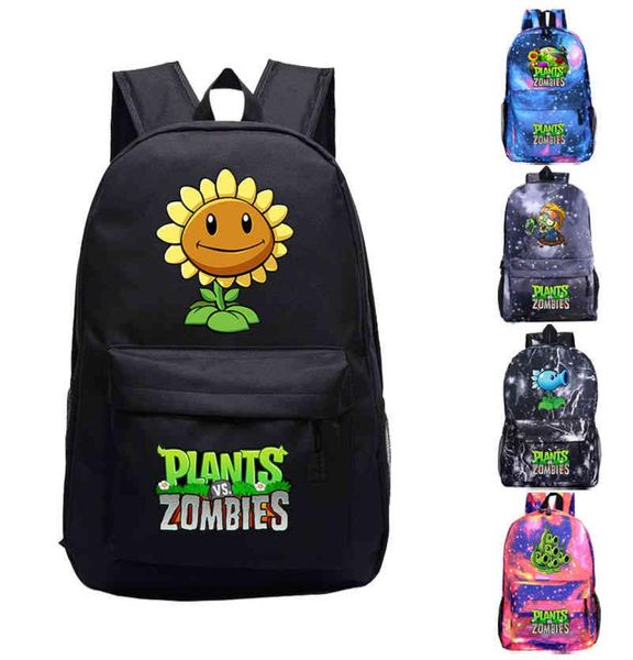 

children plants vs zombie backpacks students school backpack boy girl bag teens book knapsack back to gift mochila3328621