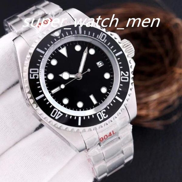 

luxury watch mens multicolor dial 44mm deep ceramic bezel sapphire cystal stainless steel automatic mechanical watches with glide lock clasp, Slivery;brown