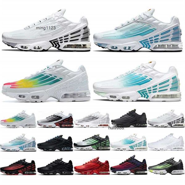 

2023 tn plus 3.0 running shoes men women laser blue triple black white volt glow oreo womens breathable sneakers trainer outdoor sports jnvt