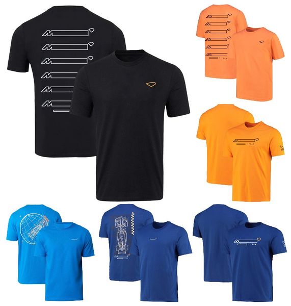 

f1 racing t-shirt summer formula 1 team logo t-shirt breathable extreme sports competition men's short-sleeved jersey plus size
