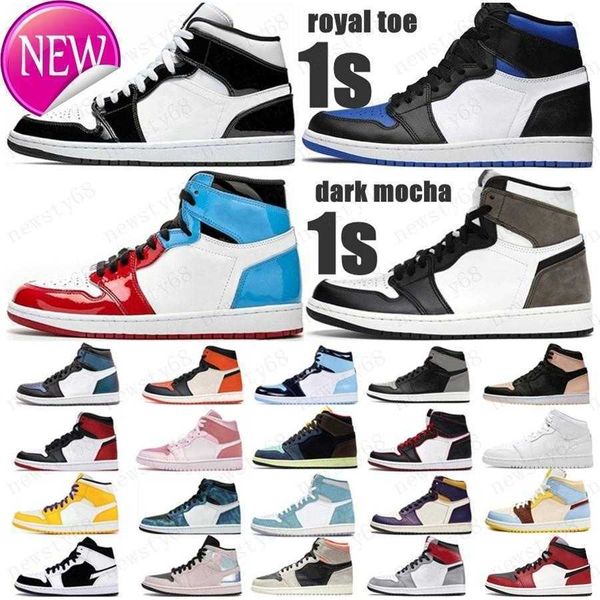 

2020 basketball shoes 1s obsidian unc fearless phantom turbo green 1 backboard phantom gym red sport sneaker trainer size 36 -46, Black