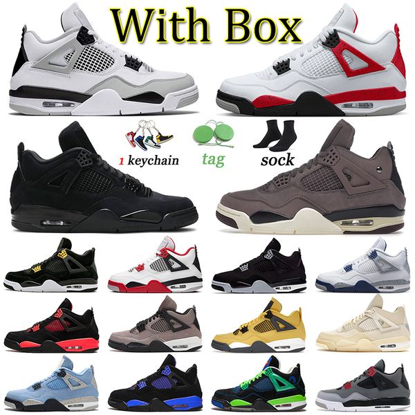 

red cement j4 4 basketball shoes size us 13 men jumpman 4s sneakers sports offs white oreo women pure money military black canvas red thunde, White;red