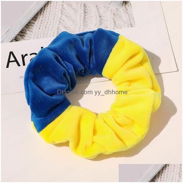 

hair rubber bands fashion contrast color veet hair scrunchies rubber band women girls vintage elastic bands winter sweet accessories dhjvg, Pink