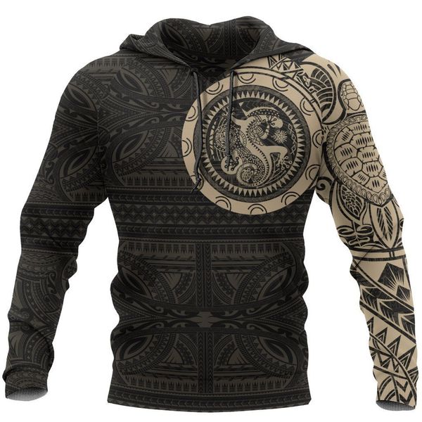 

men's hoodies sweatshirts fashion viking wolf and dragon tattoo 3d all over printed mens sweatshirt zip pullover casual jacket dw0220 2, Black