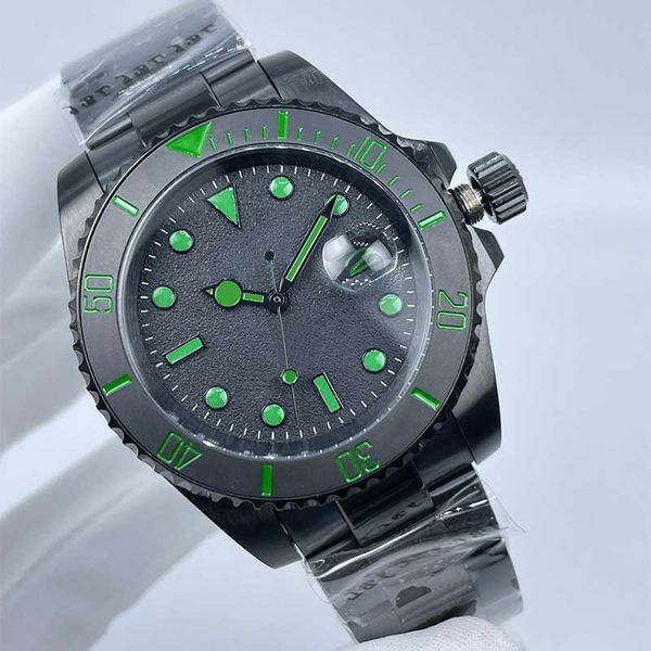 

automatic watches mechanical movement mens watch with green rubber strap montre wristwatch for man reloj fashion, Slivery;brown