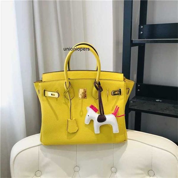 

herme birkin bags new lizard leather temperament portable one shoulder messenger women's fashion large capacity ayw