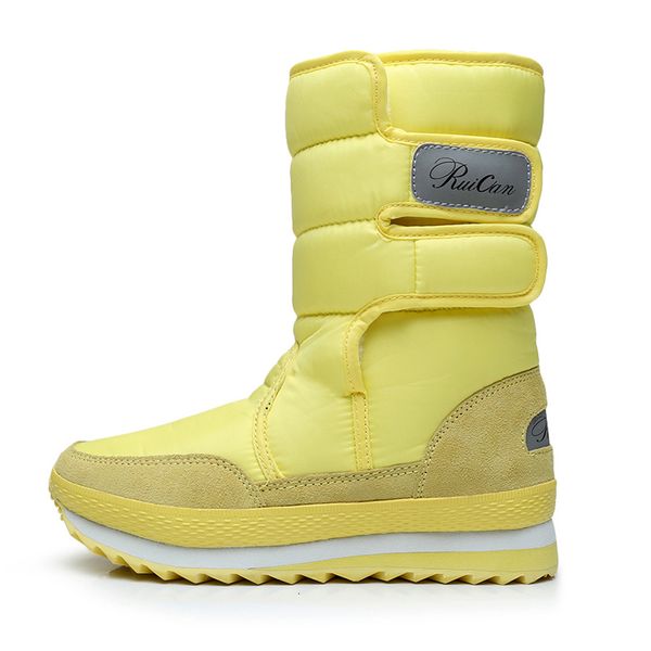 

boots fast delivery women fashion warm shoes woman waterproof winter colorful plus velvet snow boot ladies 221129, Black