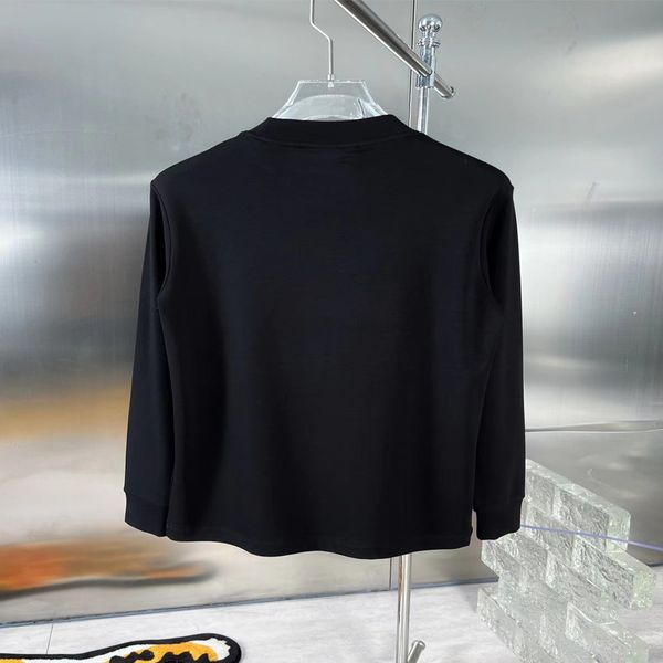 

fashion men women t shirt high street t shirts slim casual breathable long sleeve tshirt luxury autumn winter tees streetwear hoodie 2 style, White;black