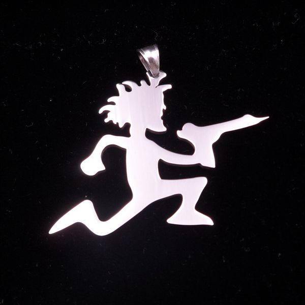 

icp wholesale hatchetman stainless steel pendants necklace holding a gun dangerous elements ship free, Silver