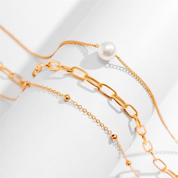 

multilayer joker necklace bracelet gradual change designer jewelry bracelets ring womens mens couple fashion gold silver woman designer chai