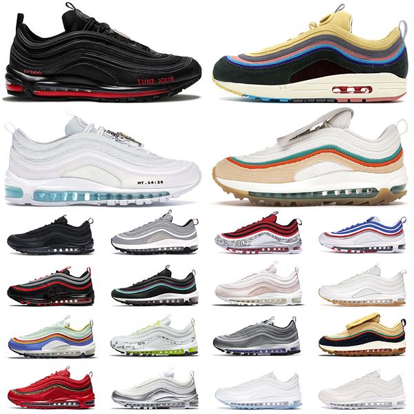 

og running shoes men women outdoor shoes sean wotherspoon mschf lil nas satan jesus triple black white silver mens sport sneaker trainers