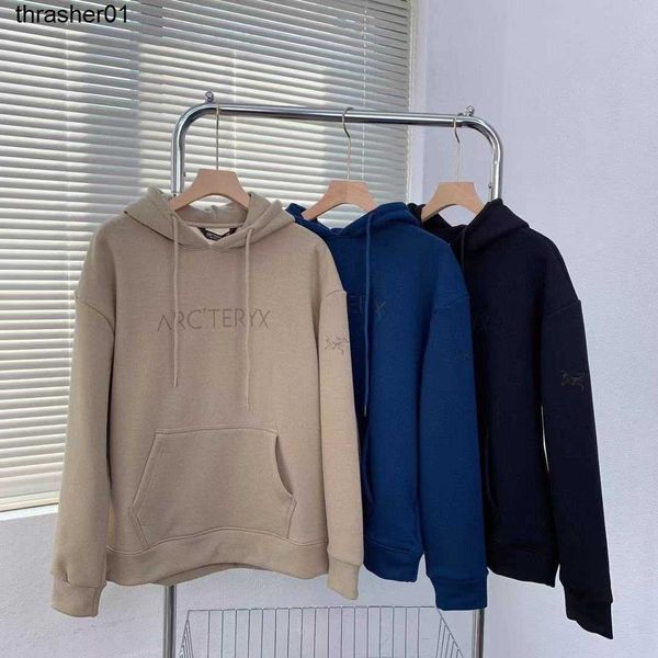 

men's hoodies designer sweatshirts arc men women lovers' soft shell fashion loose streetwear hoodie, Black