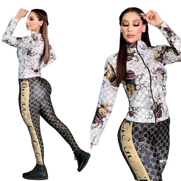 

desiger brand fall winter jogging suit casual solid 2 piece set hoodies pants outfit lady sweatsuit long sleeve tracksuits wholesale 8858, White