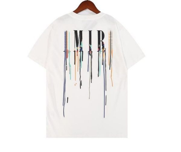

men's t-shirts designer t shirts cotton round neck printing anti wrinkle ma'am spring summer high loose trend short sleeve male cl, White;black