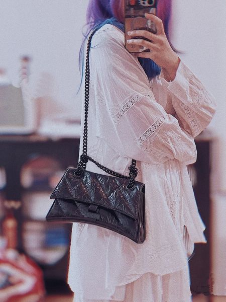 

classic hourglasses tote bags lady crush handle messenger wallet luxury crocodile chain evening handbag crossbody women shoulder purse