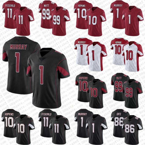 

jersey 1 kyler murray 99 jj watt 10 deandre hopkins football''nfl''jerseys 11 larry fitzgerald 18 aj green zach ertz bud, Black;red