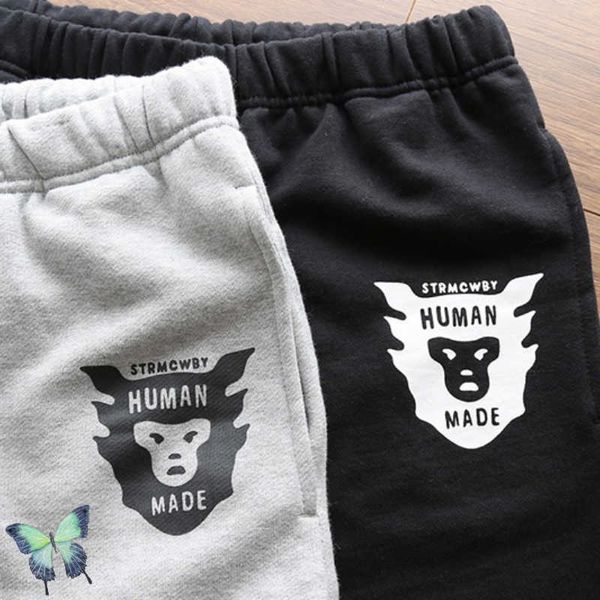 

men's shorts human made shorts classic print men's women's loose casual terry short pants t221129 t221129, White;black