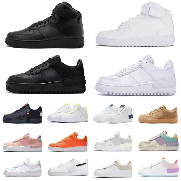 

new mens women airforces 1 classic casual shoes airforce one skateboarding white black airforces ones high low cut trainers forces 1s or jdm