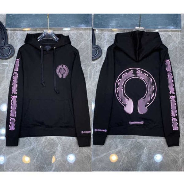 

mens luxury classic jackets sweatshirts fashion designer hoodies ch zipper hooded sweater cross pullover sanskrit hoodie casual men women g6, Black;brown