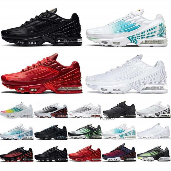 

2023 tn plus 3 running shoes mens trainers chaussures triple black laser blue bred hyper violet silver red smoke grey outdoor sports ymng