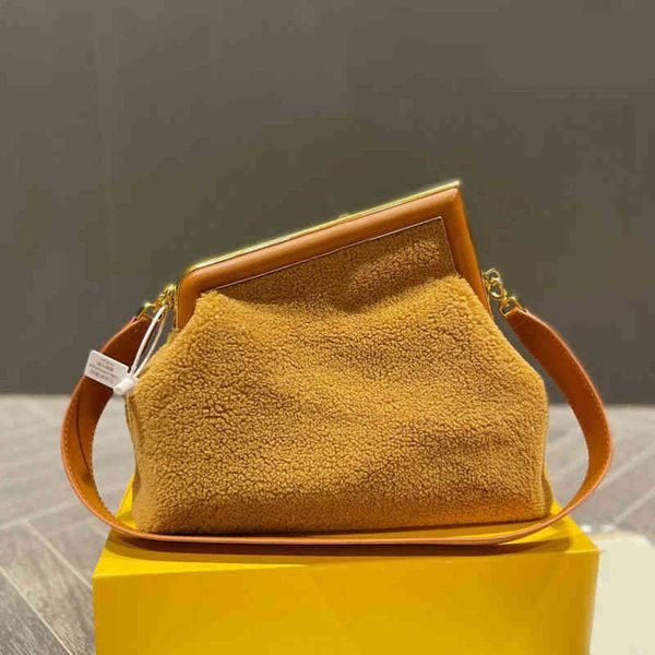 

evening bags plush shoulder bags luxury crossbody bag f clip handbags women ostrich skin messenger clutch versatile women's evening bag