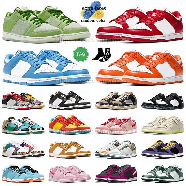 

luxury mens womens lows basketball shoes fashion designer eur 36-48 panda black white why so sad chunky dunky chicago syracuse triple pink f