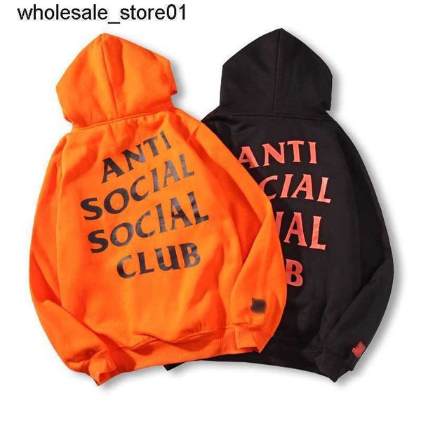 

men's hoodies sweatshirts designer fashion brand asscs co branded basic plush hoodie winter male student street hoodie, Black