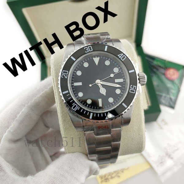 

luxury mens watch 41mm ceramic bezel mechanical automatic watches 2813 movement luminous sapphire waterproof sports self-wind, Slivery;brown