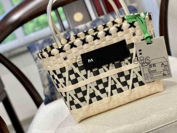 

woven tote bag food basket fashion all-match classic crossbags women street trend large capacity handbag 220613 n979