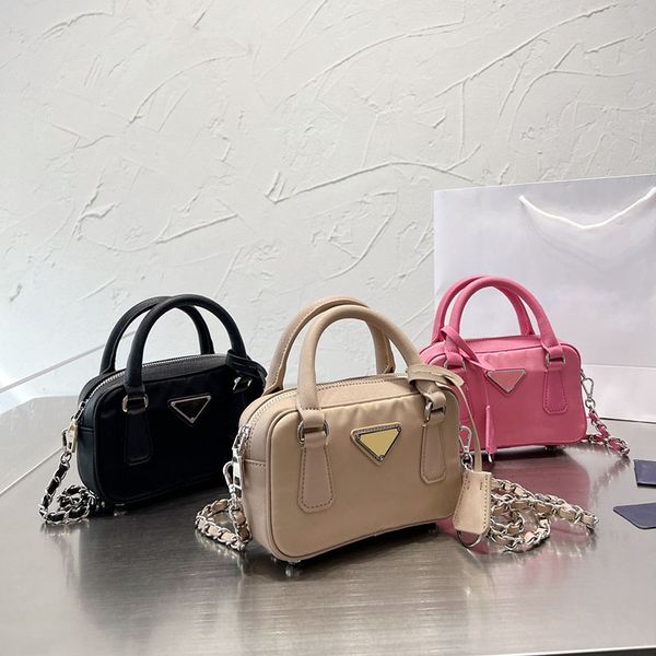

luxurys designers classic shoulder bags portable silver tone chain handbags purses clutches for women crossbody bags