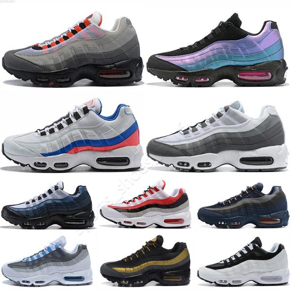

classic max 95 running shoes man woman size 36-45 sneakers trainers neon pink suede black and rose triple white navy blue ultramarine grape