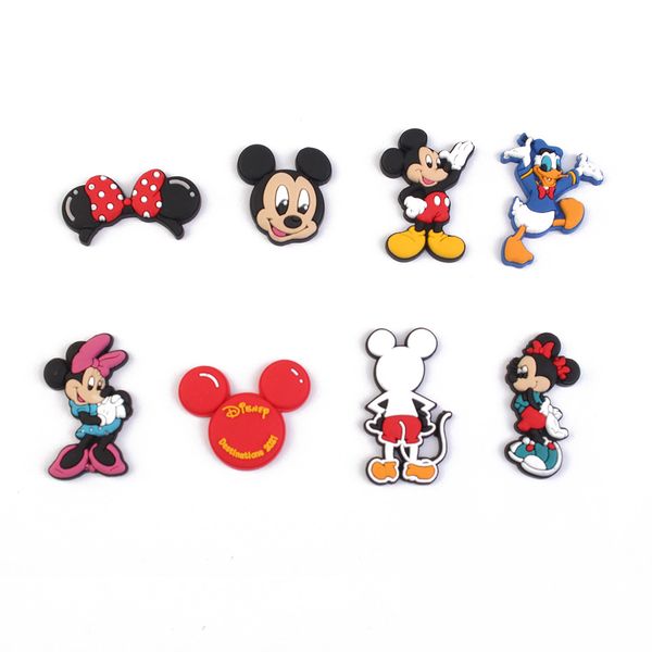 

anime charms wholesale cute kitty cats mouse duck cartoon charms shoe accessories pvc decoration buckle soft rubber clog charms fast ship, Blue