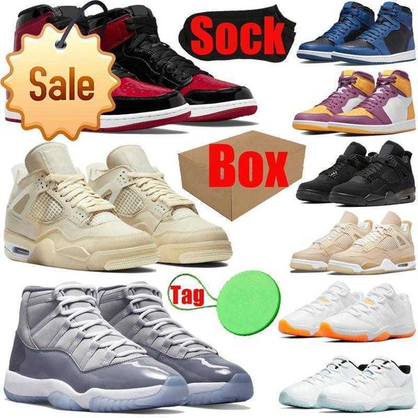 

basketball shoes dark marina blue fragment cool grey black cat sail cactus with box 1s 4s 11s 1 4 11 mens womens brotherhood bred patent