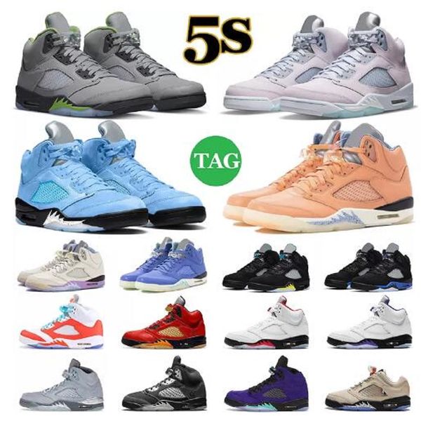 

basketball shoes mens trainers outdoor sports sneakers easter bean concord jumpman 5 5s men bluebird unc pe oreo size 7-13