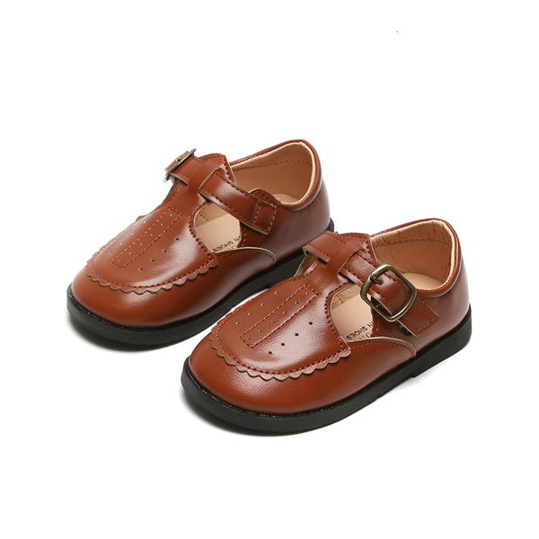 

sneakers girls leather shoes spring autumn solid color soft bottom baby girl shoes casual sneakers children girls princess smg067 221130, Black;red